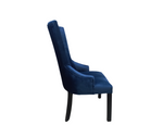 Load image into Gallery viewer, Royal Blue Button Dining Chairs
