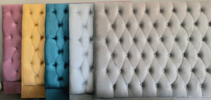 Diamond Button Headboard