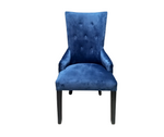 Load image into Gallery viewer, Royal Blue Button Dining Chairs
