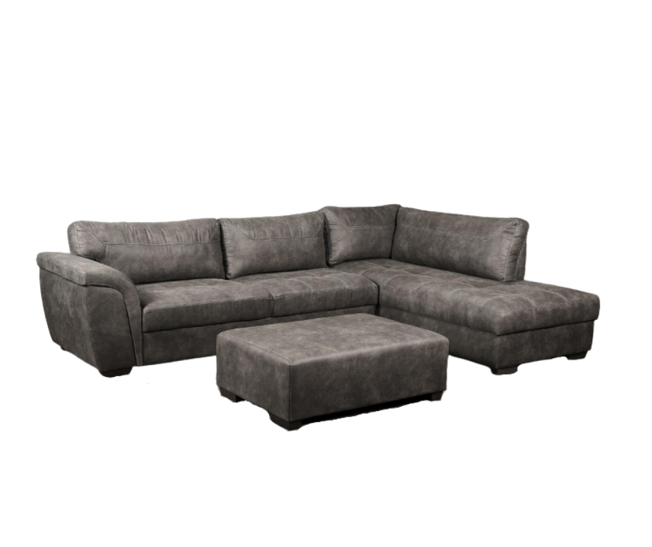 Geneva 3PC Corner Unit with Ottoman