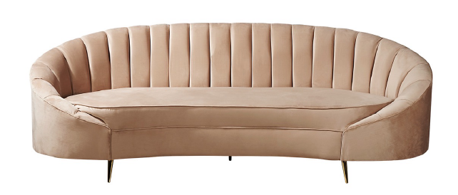 Lux 3 Div Fluted Couch