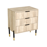Load image into Gallery viewer, Ava 3-Drawer Chest of Drawers
