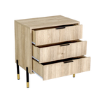 Load image into Gallery viewer, Ava 3-Drawer Chest of Drawers
