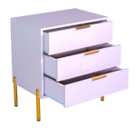 Load image into Gallery viewer, Ava 3-Drawer Chest of Drawers

