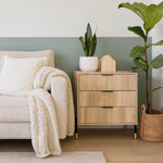 Load image into Gallery viewer, Ava 3-Drawer Chest of Drawers
