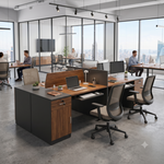 Load image into Gallery viewer, Merge Four-Seater Workstation
