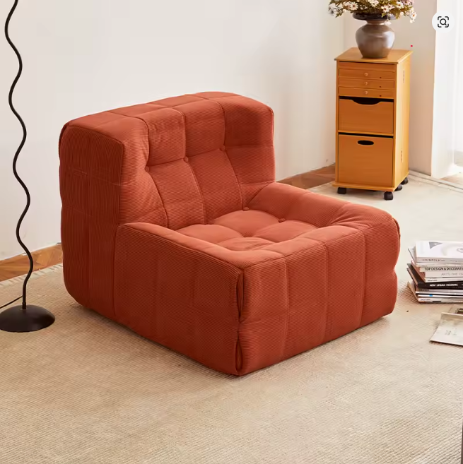 Retro Vacuum Compression Lazy Sofa Chair