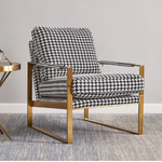 Load image into Gallery viewer, Houndstooth Occasional Chair
