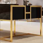 Load image into Gallery viewer, Black and Gold Coffee Table
