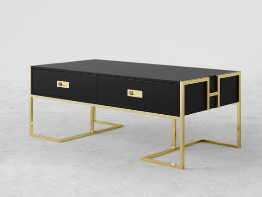 Black and Gold Coffee Table