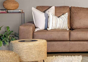 Caledon Leather Corner Couch